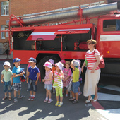 Пожарные учения в детском саду!